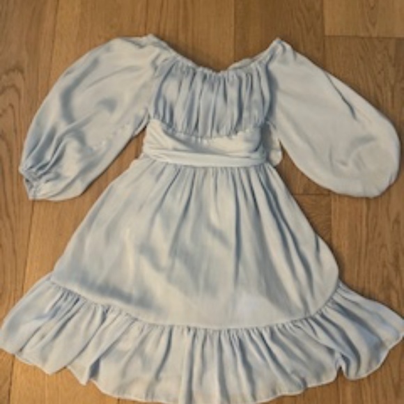 HONEY Cellecci dress in baby blue size sm - Picture 4 of 4